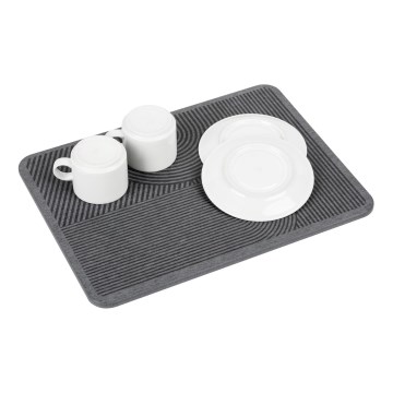 WENKO 54955100 - Sušilna podloga DAMON 40x30 cm diatomit/siva