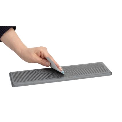 WENKO 54957100 - Podloga za odcejanje DAMON 30x8 cm siva