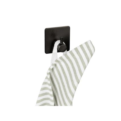 WENKO 55009100-Kavelj BLACK OUTDOOR KITCHEN 4,5x4,5 cm nerjaveče jeklo/črna