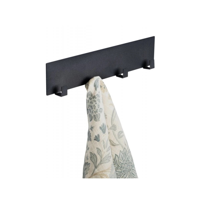 WENKO 55014100-Kavelj BLACK OUTDOOR KITCHEN 30x6,5 cm črn