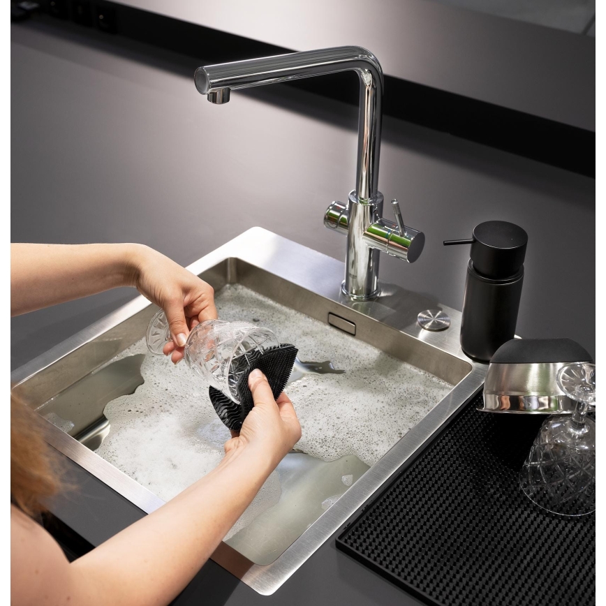 WENKO 55030100 - Gobica BLACK OUTDOOR KITCHEN 12x1,2 cm črna