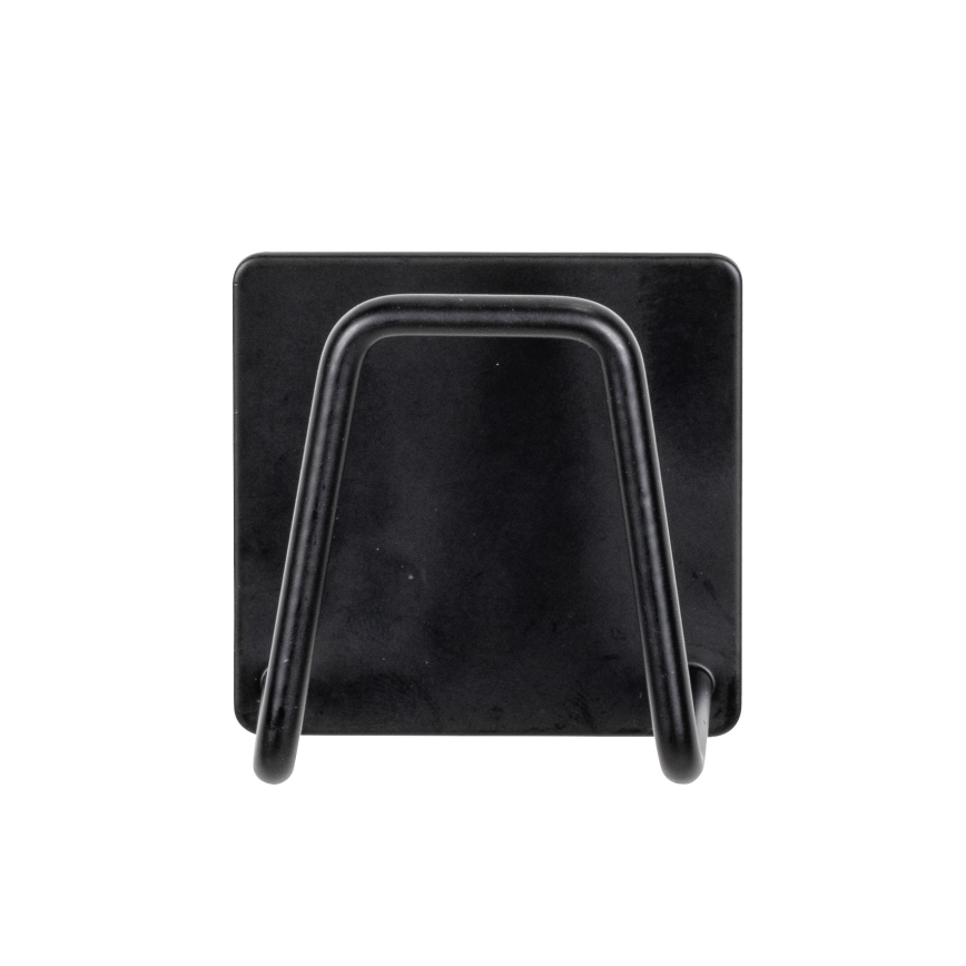 WENKO 55071100 - Nosilec BLACK OUTDOOR KITCHEN 5x5 cm nerjavno jeklo/črna