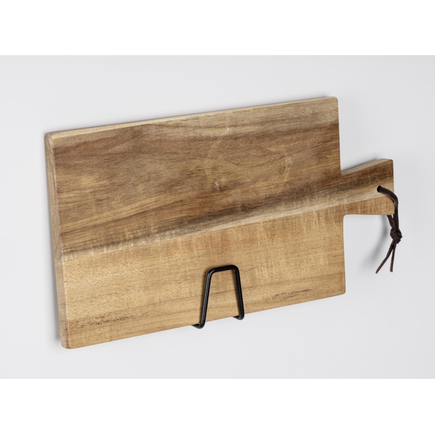 WENKO 55071100 - Nosilec BLACK OUTDOOR KITCHEN 5x5 cm nerjavno jeklo/črna