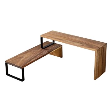 WENKO 55097100-Polica BLACK OUTDOOR KITCHEN 36x16 cm rjava/črna