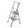 WENKO 601011100 - Stopničke ALU-DESIGN 44x101 cm srebrne/črne