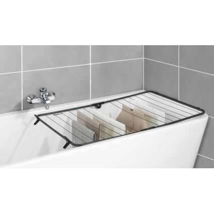 WENKO 63003100 - Sušilnik perila CHAMPION 65x114 cm, črne barve