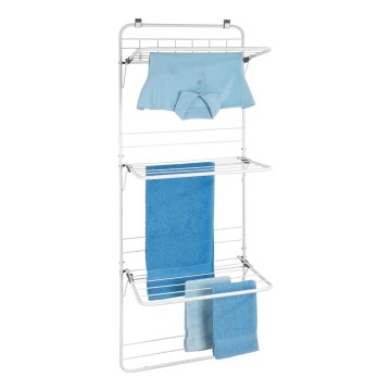 WENKO 63010800 - Stojalo za sušenje perila 51x142 cm bela/siva