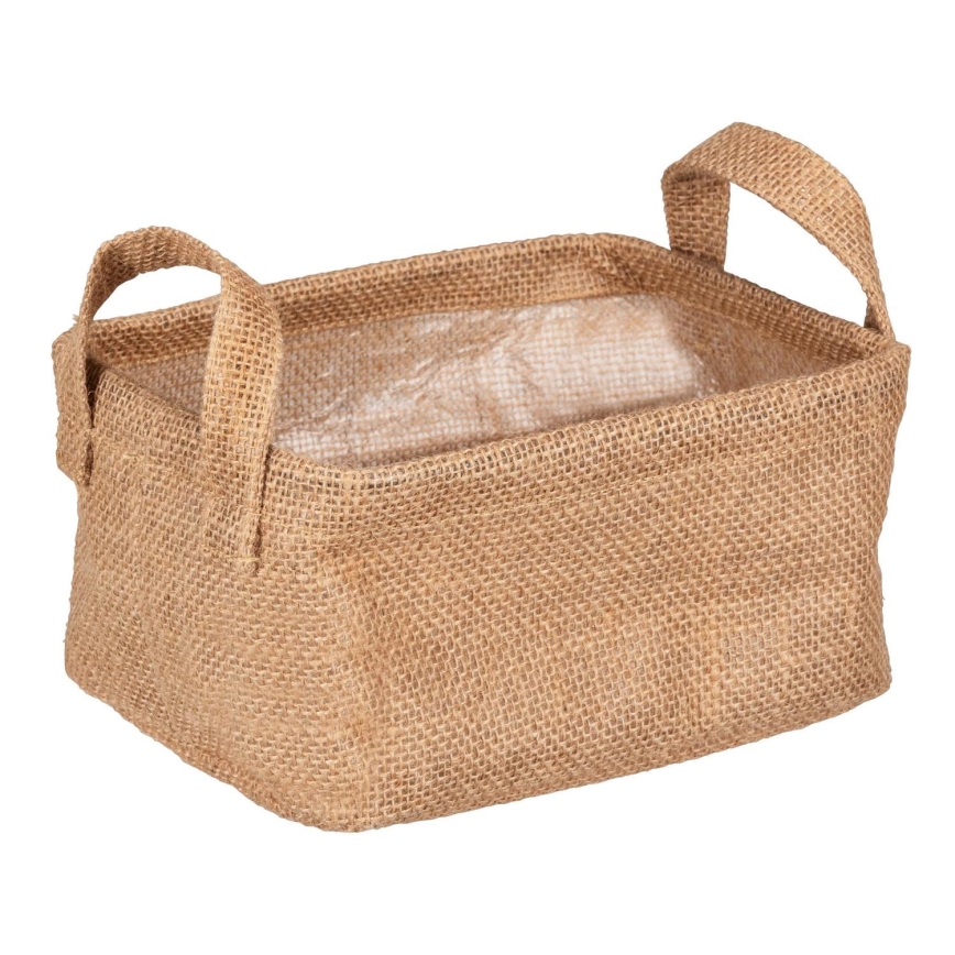 WENKO 64470100 - Koš JUNA 20x15 cm rjava
