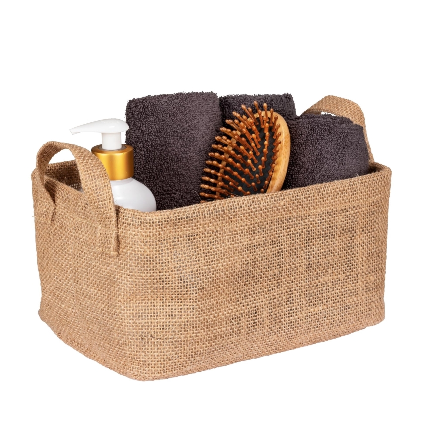 WENKO 64471100 - Koš JUNA 24x17 cm rjava