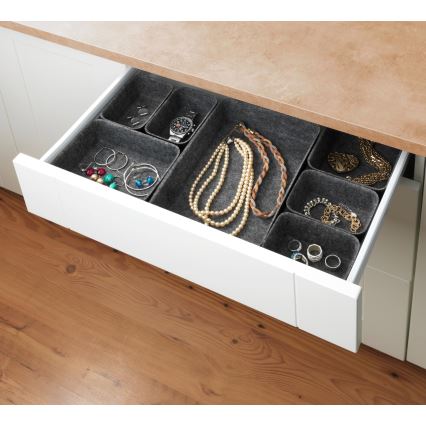 WENKO 64502100 - Organizator predala FELT 28,5x20 cm siva