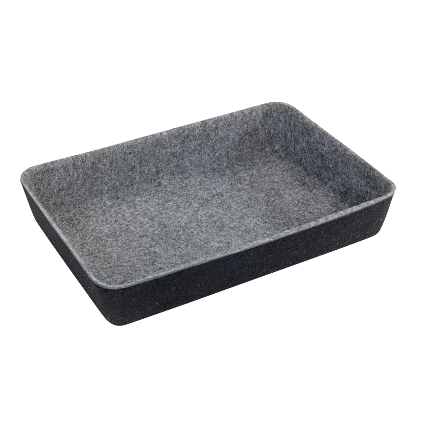 WENKO 64502100 - Predalni organizator FELT 28,5x20 cm siv