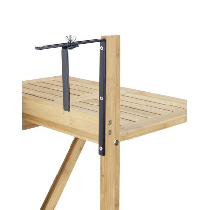 WENKO 69806800 - Miza WAIKIKI 64x65 cm bela/rjava