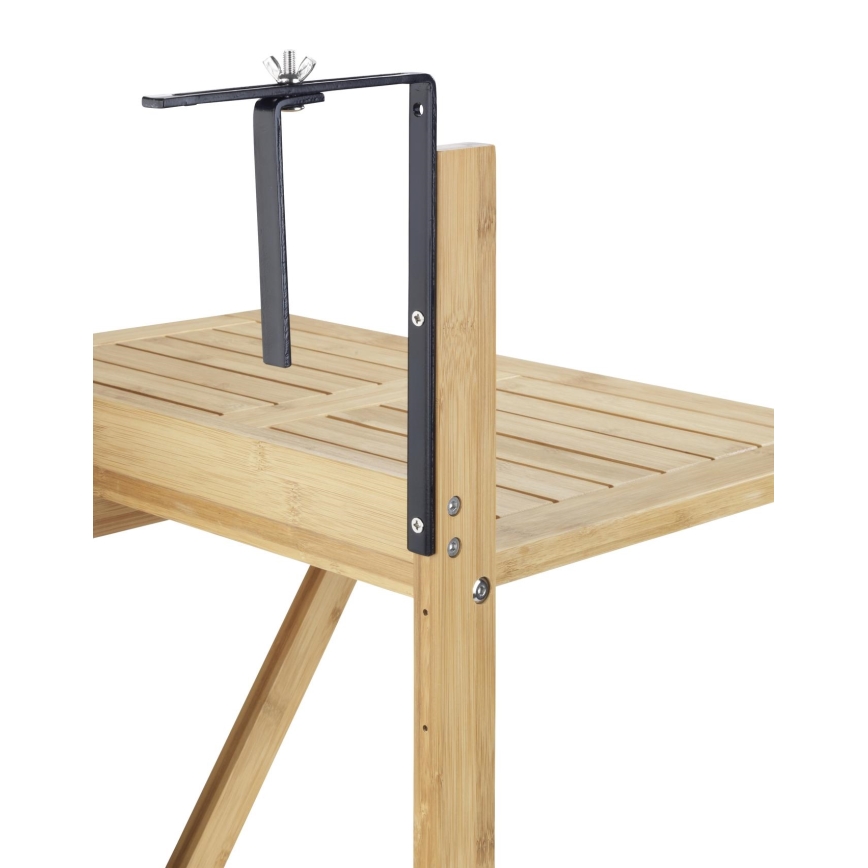 WENKO 69806800 - Miza WAIKIKI 64x65 cm bela/rjava