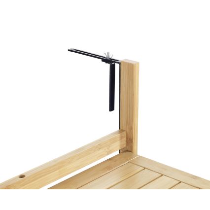 WENKO 69806800 - Miza WAIKIKI 64x65 cm bela/rjava