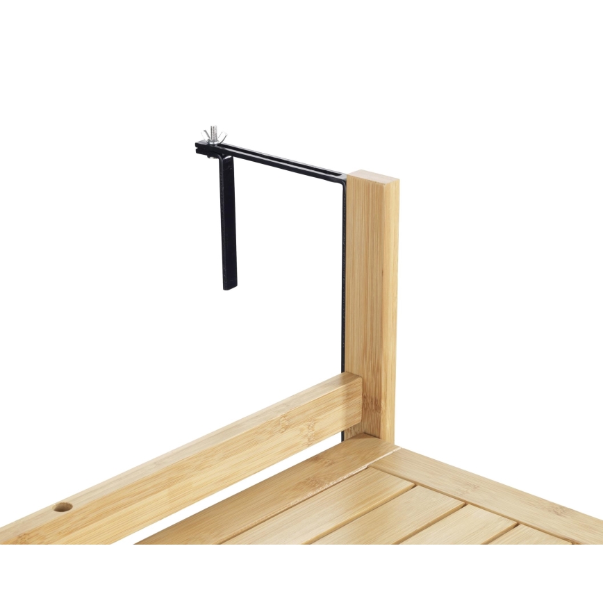 WENKO 69806800 - Miza WAIKIKI 64x65 cm bela/rjava