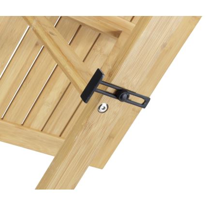 WENKO 69806800 - Miza WAIKIKI 64x65 cm bela/rjava