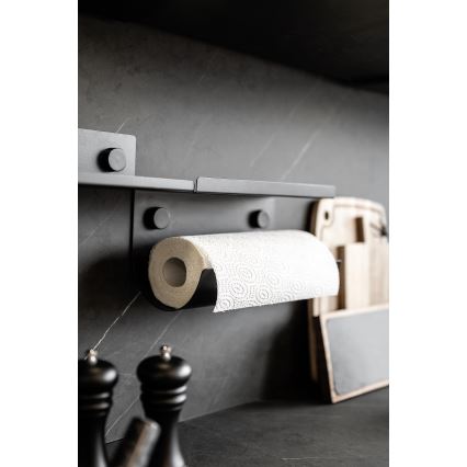 WENKO 71144800 - Držalo za rolo JET, 30x15 cm, črno