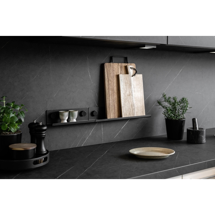 WENKO 71145800 - Stojalo JET 25x7,5 cm črno