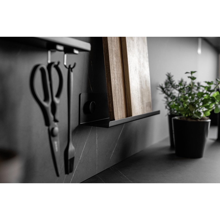 WENKO 71146800 - Posodice za začimbe JET 40x7,5 cm črne