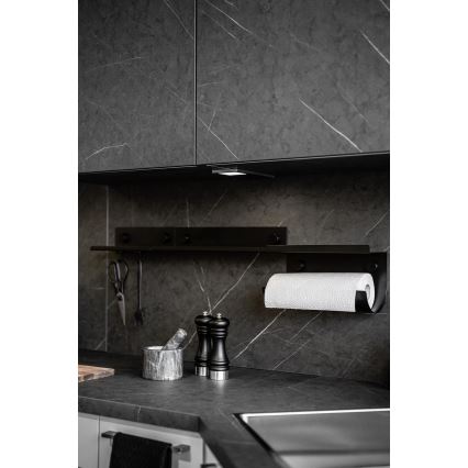 WENKO 71147800 - Polica JET 25x7,5 cm črna