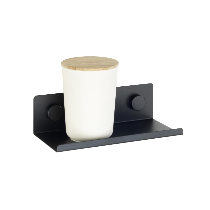 WENKO 71147800 - Polica JET 25x7,5 cm črna