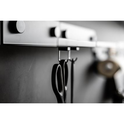 WENKO 71149800 - Kavljčki JET 2,2x3,9 cm črni/srebrni