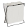 WENKO 71298800 - Koš za perilo TRIO 69x76 cm v kremni in črni barvi