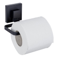 WENKO 71447800 - Držalo za toaletni papir VACUUM-LOC QUADRO ED 14x11 cm črno