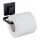 WENKO 71447800 - Držalo za toaletni papir VACUUM-LOC QUADRO ED 14x11 cm črno