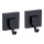 WENKO 71448800 - Kavelj VACUUM-LOC QUADRO ED 6x7 cm črna