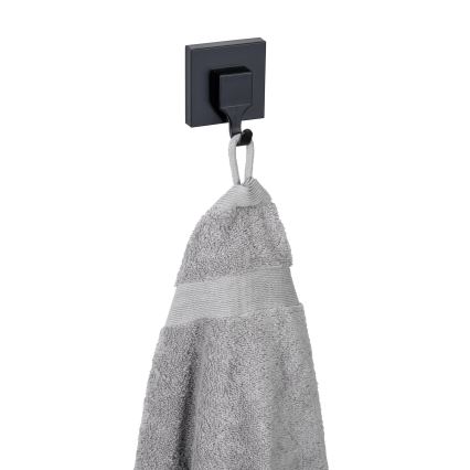 WENKO 71448800 - Kavelj VACUUM-LOC QUADRO ED 6x7 cm črna