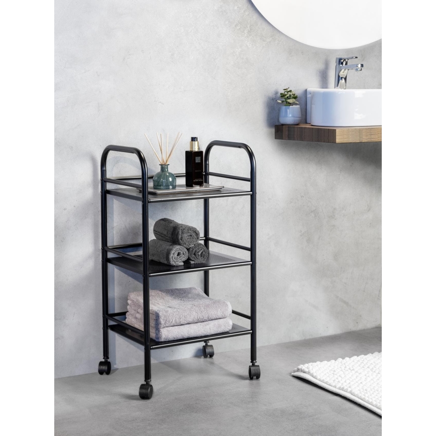 WENKO 71560800 - Voziček 41x75 cm črn