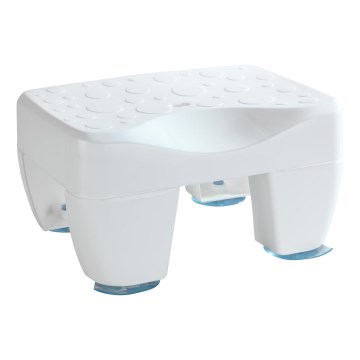 WENKO 73361100 - Kopalniški stolček SECURA 40x31 cm bel