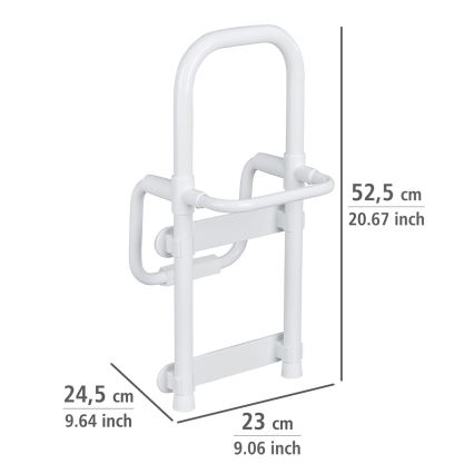 WENKO 8110100-Držalo SECURA 23x52 cm belo