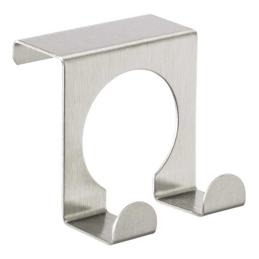 WENKO 8411100 - Kavelj 5x5 cm iz nerjavečega jekla, srebrne barve