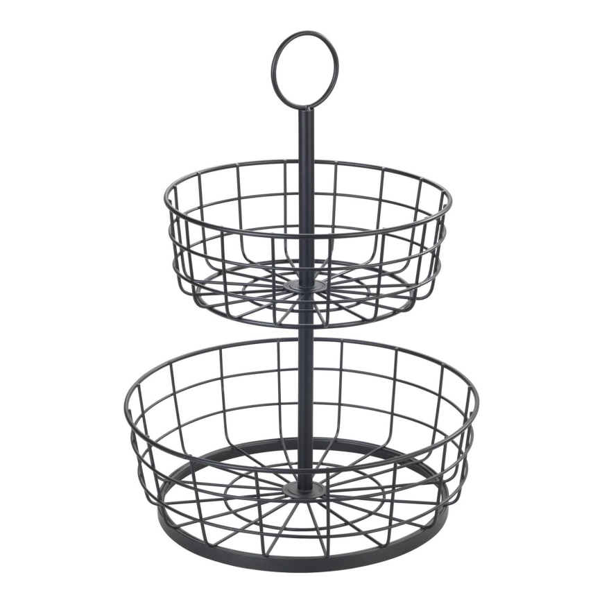 WENKO 88740800 - Koš LOFT 28x39 cm črne barve