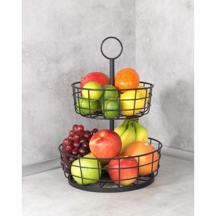 WENKO 88740800 - Košarica LOFT 28x39 cm črna