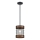 Westinghouse 61179 - Lestenec na vrvici LANGSTON 1xE27/60W/230V barnwood