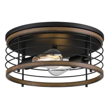 Westinghouse 61250 - Stropna svetilka ACKTON 2xE27/60W/230V barnwood