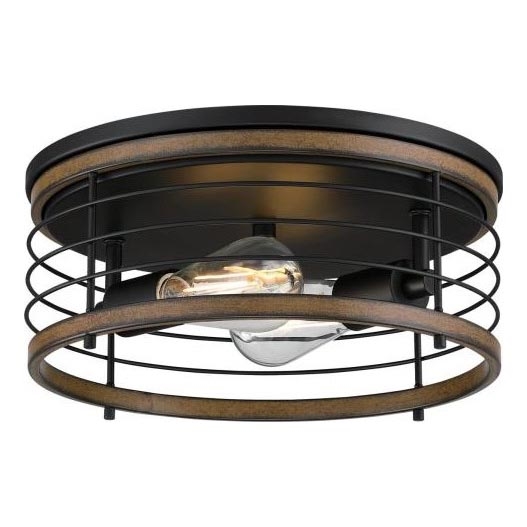 Westinghouse 61250 - Stropna svetilka ACKTON 2xE27/60W/230V barnwood
