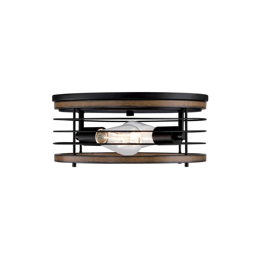 Westinghouse 61250 - Stropna svetilka ACKTON 2xE27/60W/230V barnwood