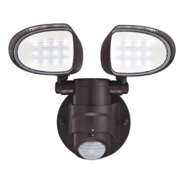 Westinghouse 63643 - LED Zunanji reflektor s senzorjem 2xLED/8,75W/230V IP44