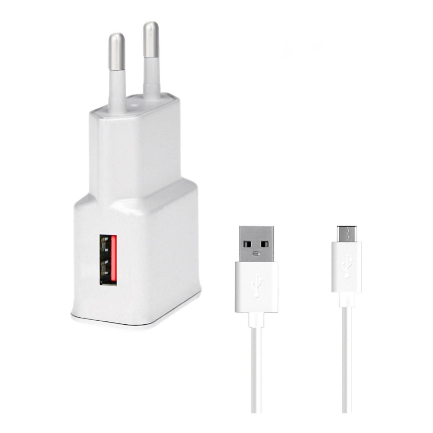 Winner Group- Adapter za hitro polnjenje 1xUSB-A PD 18W + USB kabel USB-C / USB-A 1m