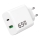 Winner Group - Adapter za hitro polnjenje 1xUSB-C + 1xUSB-A Power Delivery 65W bela