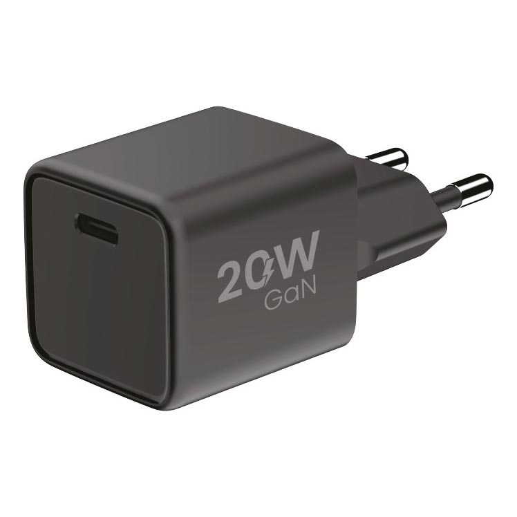 Winner Group - Adapter za hitro polnjenje 1xUSB-C Power Delivery 20W črna