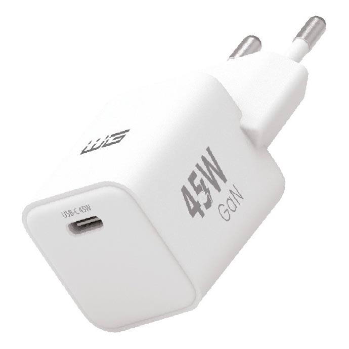 Winner Group - Adapter za hitro polnjenje 1xUSB-C Power Delivery 45W bela