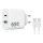 Winner Group - Adapter za hitro polnjenje 2xUSB PD 65W + USB kabel USB-C / USB-C 1m