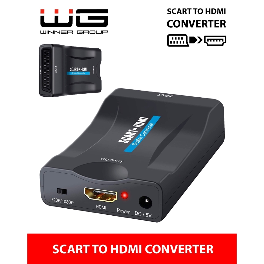 Winner Group - Avdio-video pretvornik SCART v HDMI