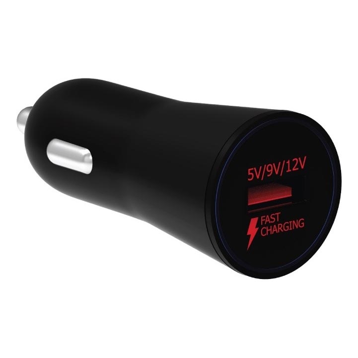 Winner Group - Avto polnilnik 1xUSB-A Power Delivery 18W črna