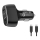 Winner Group - Avto polnilnik 1xUSB-C + 1xUSB-A Power Delivery 63W + USB kabel USB-C / USB-C 1 m črna